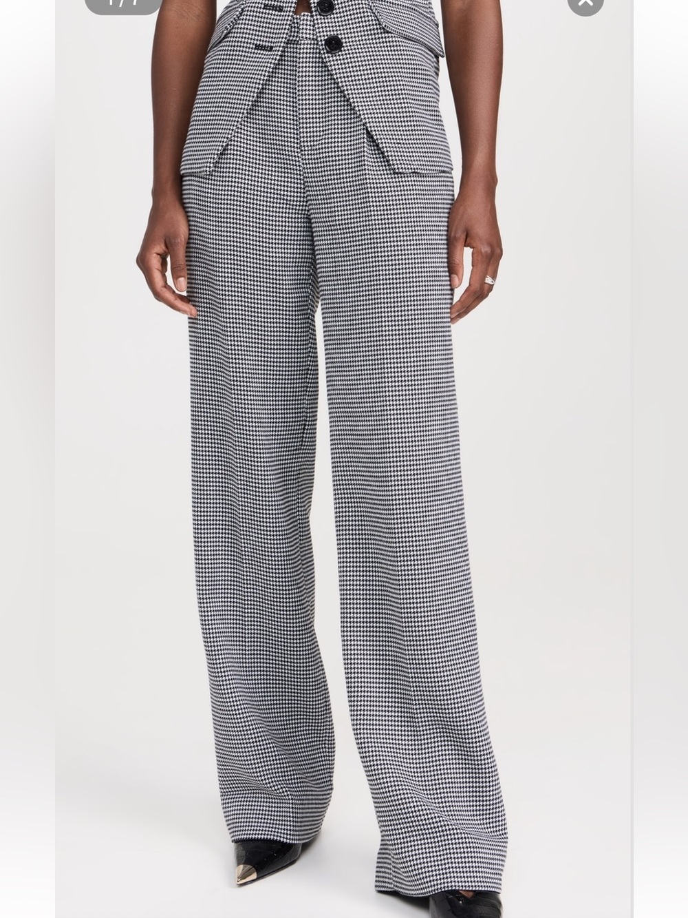 NEW Favorite Daughter Navy Multi The Low Favorite Pants Size 8 - 36754